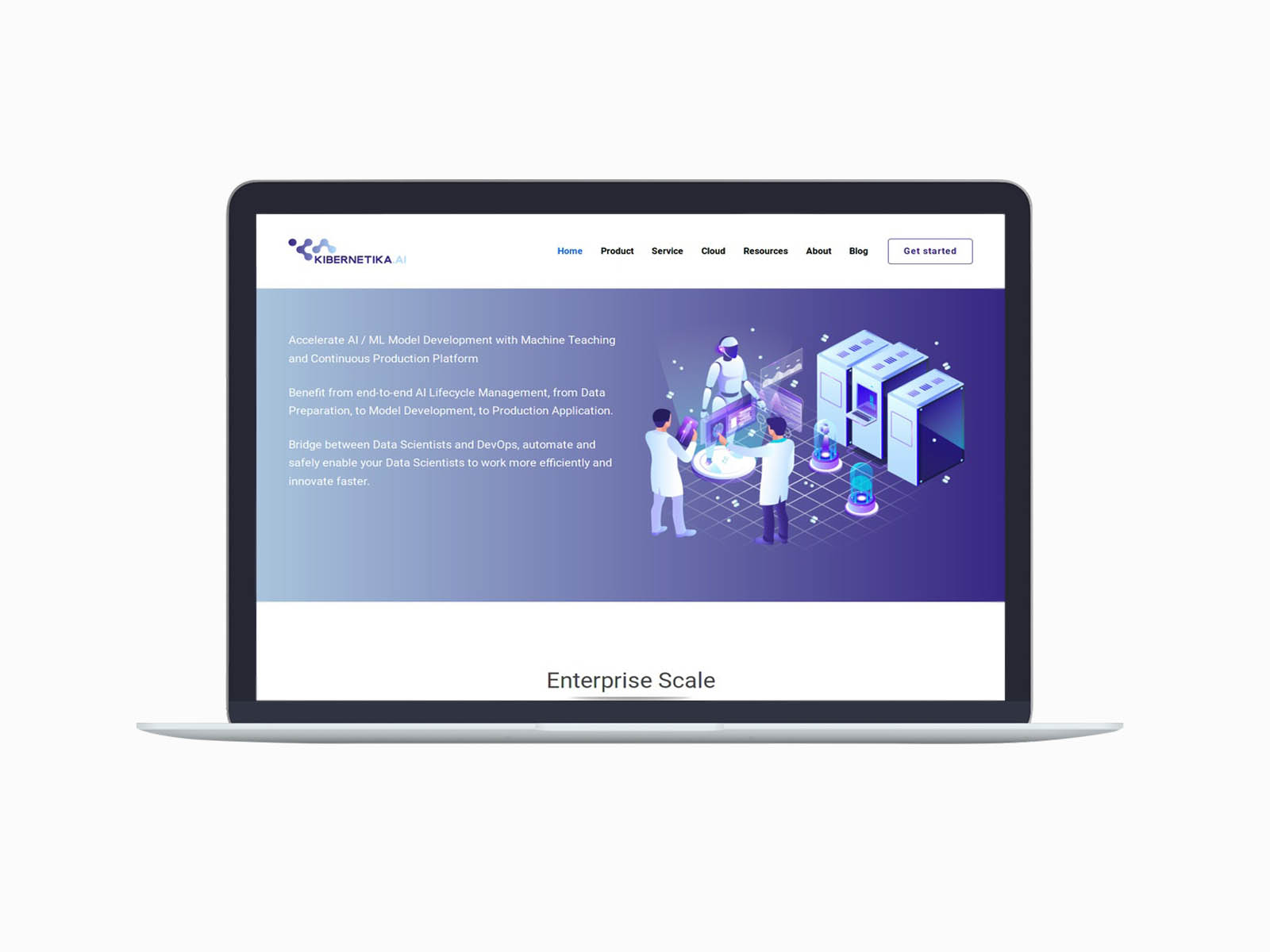 Kibernetika - website development